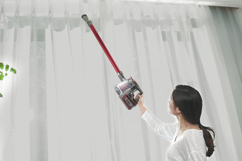 Aspirapolvere Ciclonico a Batteria Ricaricabile 150W Kooper Dixon Rosso