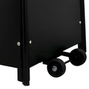 Stufa a Fungo a Gas Max 13kW Fiamma Viva Verticale 52x52x227 cm Pyramid Nero     