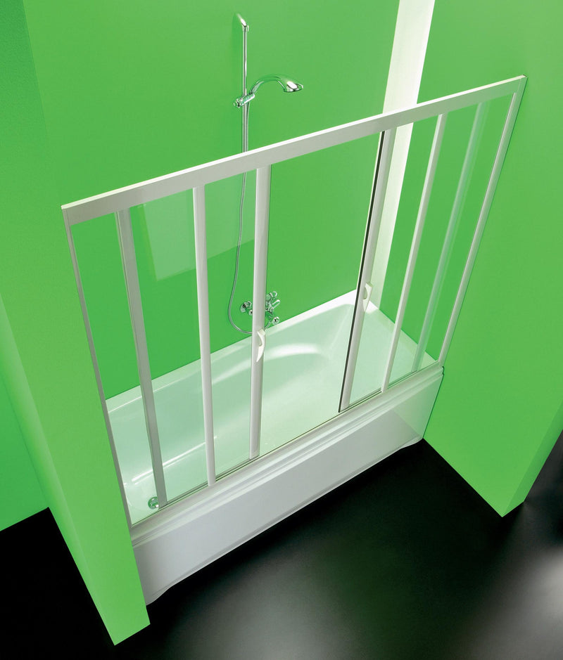 Sopravasca Lineare 2 Ante Scorrevoli in PVC H150 cm Dorini Bianco Varie Misure