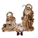 Natività tessuto oro cm xh25,4