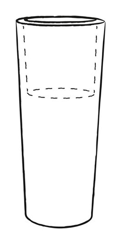 Vaso in Polietilene Tulli Schio Cono Essential Bronzo Varie Misure