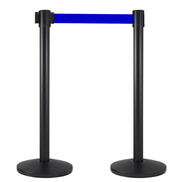 2 Gardinenstangen 3 Meter aus mattschwarzem Metall Ø36x101 cm Blue Ribbon online