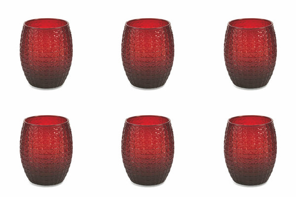 Packung mit 6 Wassergläsern aus Glas 300 ml Villa d'Este Home Tivoli Karma online