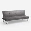 Divano Letto Clic Clac 172x75x73 cm in Tessuto Grigio Scuro