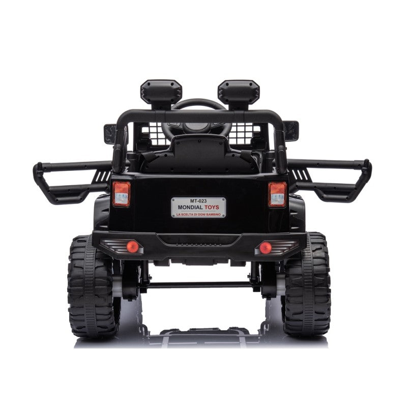Macchina Elettrica per Bambini 12V Baby Fuoristrada Nera