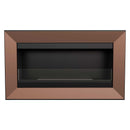 Camino a Bioetanolo da Parete 88x51 cm Flig Las Vegas Bronzo