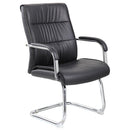 Sedia Poltrona Attesa da Ufficio in Similpelle Tosini Los Angeles Nero