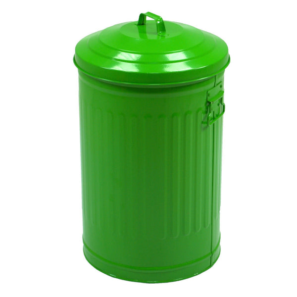 online Abfallbehälter aus Metall 37l ø32H50cm Adami Green Flag