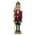Weihnachtlicher Nussknacker Soldat H80 Tartan Rot
