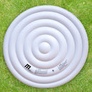 Copertura Galleggiante Gonfiabile Ø140 cm per Vasca Idromassaggio Rotonda 4 Persone Bianca