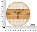 Orologio da Parete Ø50 cm Fuji in Ferro e MDF
