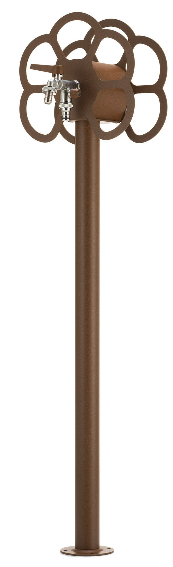 Fontana da Giardino con Rubinetto e Portatubo Integrato Belfer 42/SRF Ruggine prezzo