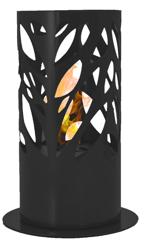sconto Tisch Bioethanol Kamin Ø15x30,5cm Karlsen Elba Schwarz