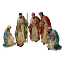 Natività resina con re magi oro cm xh31