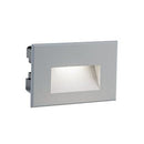 Lampada Segna Passo Rettangolare da Incasso a Parete a LED 3W 4000K Sovil Alluminio