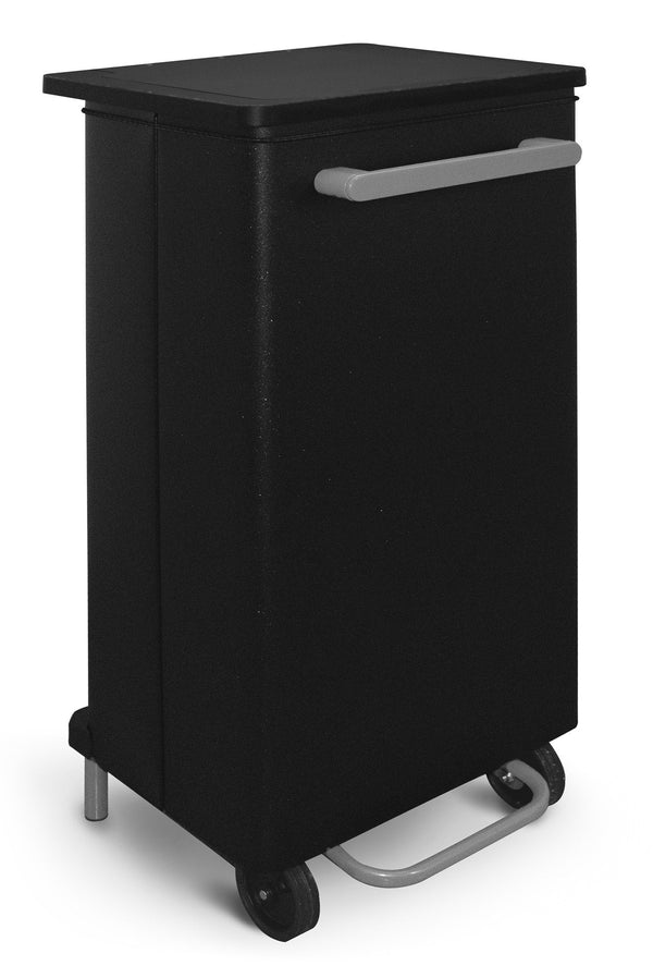 sconto Pattumiera Per Raccolta Differenziata 48x37x83 cm in Acciaio con Apertura a Pedale Nero