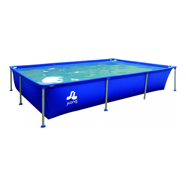 sconto Rechteckiger oberirdischer Pool 258 x 179 x 66 cm Jilong Blue