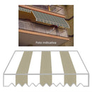 Tenda da Sole a Caduta 3x2,5m Tessuto in Poliestere Disegno P2004