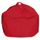 Poltrona a Sacco Pouf Comodone in Nylon Rosso Fadi