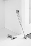 Parete Attrezzata Soggiorno 260x30x180 cm Maruska n°4 Bianco Lucido 