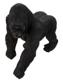 Statua Gorilla 35x37,5x21,5 cm in Poliresina Nero