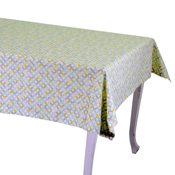Tovaglia Rettangolare 140x240 cm in Cotone 180 GSM Optical Verde Chiaro prezzo