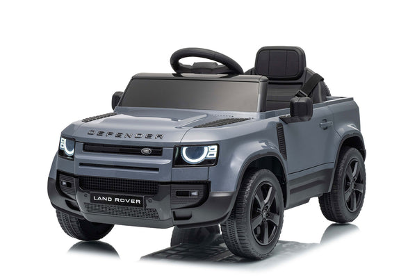 Macchina Elettrica per Bambini Licenza Land Rover Defender Small 12V con Telecomando Grigio sconto