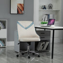 Sedia Poltrona Operativa da Ufficio in Tessuto  Beige