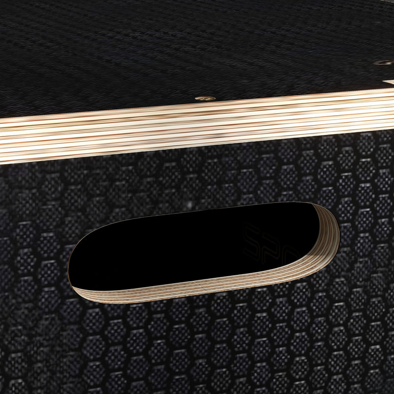 Box Jump Pliometrico a 3 Altezze 41-36-31 cm in Legno Antiscivolo Nero  