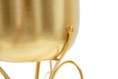 Porta Vaso Farfy Ø22x40 cm in Ferro Oro      