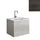 Mobile Lavatoio Sospeso Vasca Zeus in MineralMarmo Apertura a Cassettone 60x48x50 cm Olmo Scuro