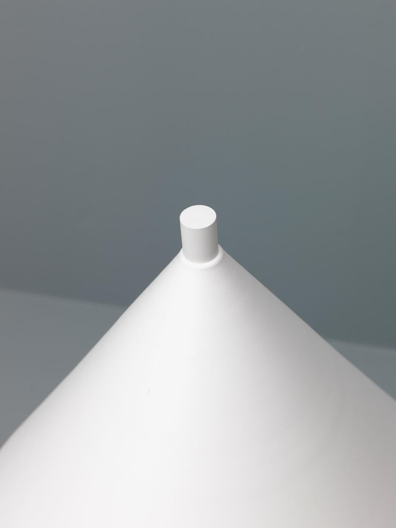 Lampada da Terra Ø40xH156 cm in Metallo Indi Bianco