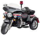 Moto Elettrica Polizia Americana 3 Ruote per Bambini 12V Kidfun Police Washington Nera