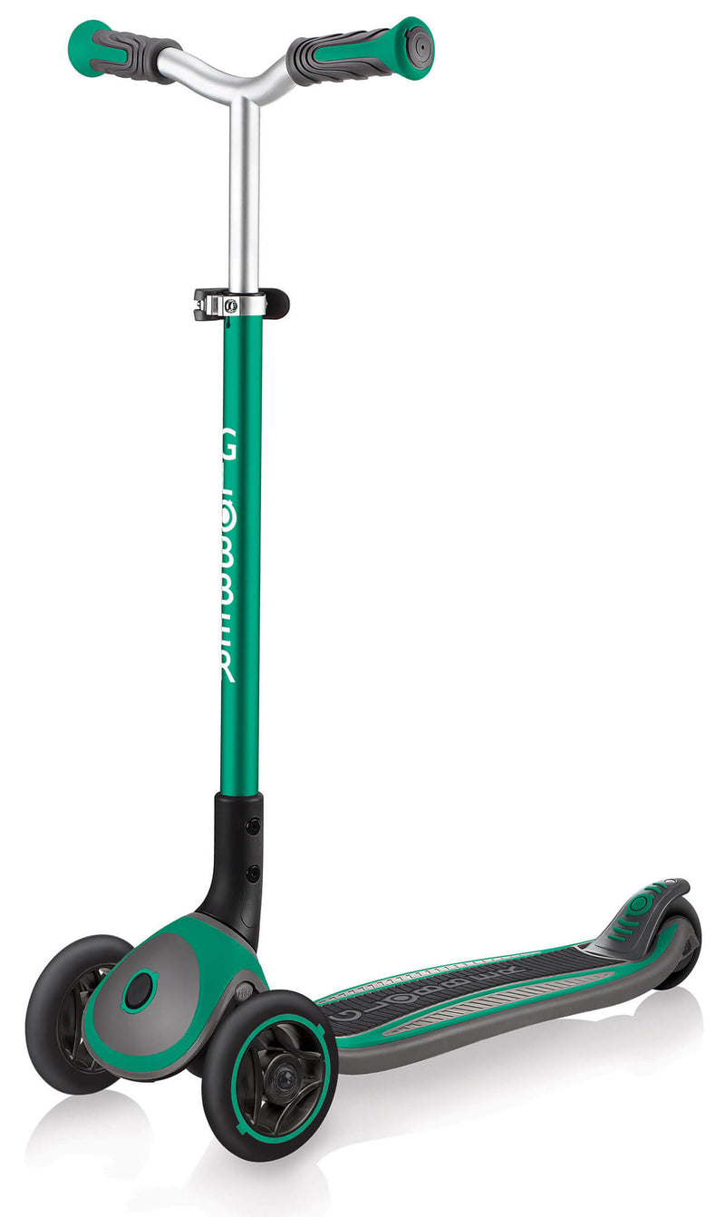 Monopattino 3 Ruote Pieghevole 5 Altezze Max 50 Kg Globber Master Verde