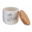 Barattolo Caffè Double Face 500 ml in New Bone China VdE Tivoli 1996 Bianco