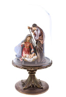 Natività con Cover H35 cm in Resina e Vetro