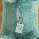Cavallo a Dondolo per Bambini 3-6 Anni 64x30x54 cm a Forma di Triceratopo con Suoni Realistici in Peluche Verde Scuro      