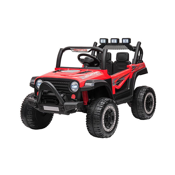 acquista Macchina Elettrica per Bambini 12V Fuoristrada Offroad Mountain Rosso