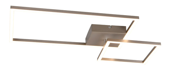 sconto Plafoniera da Interno a LED SMD in Metallo Nickel Opaco