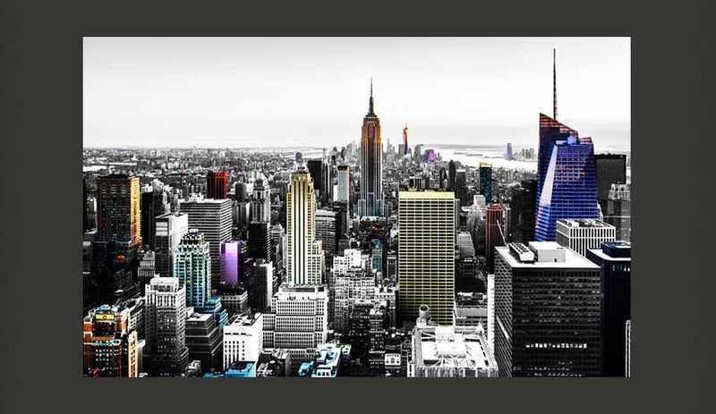 Fotomurale - Grattacieli Iridescenti Carta Da Parato Erroi