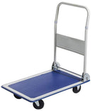Carrello Pieghevole da Trasporto 150 Kg in Acciaio Blu