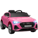 Macchina Elettrica per Bambini 12V con Telecomando Luci e Musica Rosa      