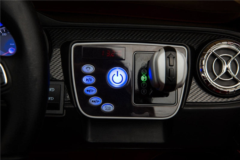 Macchina Elettrica per Bambini 2 Posti 12V Mp4 con Licenza Mercedes Classe X Pick-up Blu