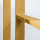 Panchina da Giardino 2 Posti con Seduta e Schienale a Doghe 143x51x85 cm in Legno di Abete 