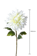 Set 4 Fiori Artificiali di Dalia Singola H 64 cm