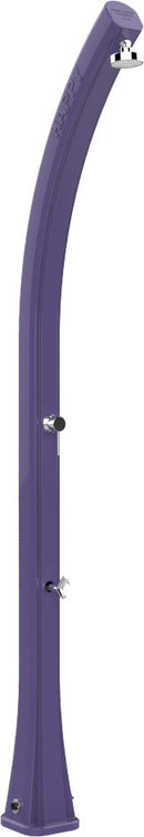 Doccia Solare da Esterno Giardino 23L Miscelatore e Lavapiedi Arkema Happy Viola