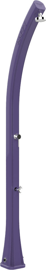 Doccia Solare da Esterno Giardino 23L Miscelatore e Lavapiedi Arkema Happy Viola sconto