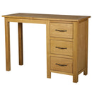 Scrivania per Computer in Stile Classico Legno Naturale 106x40x75 cm 