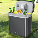 Frigorifero Elettrico Portatile 24 L a Pozzetto Caldo e Freddo Spina 230V e 12V Grigio