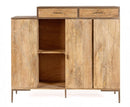 Credenza Alta 3 Ante 2 Cassetti 145x40x132h cm Jaidev 